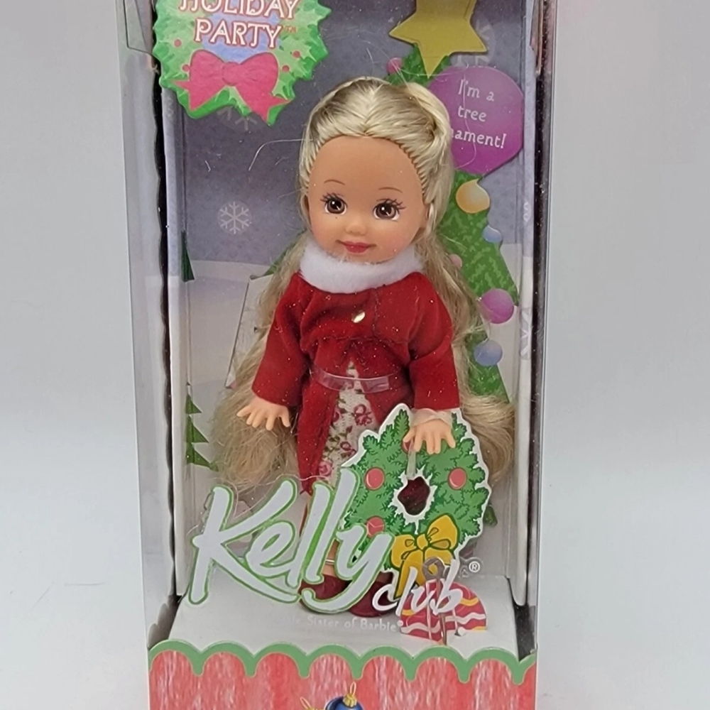 Barbie Kelly 2005 Holiday Party Doll by Mattel, Kelly Club Series Vintage Toys